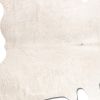 5' X 7' Off White Cowhide Print Area Rug