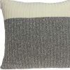 Transitional Tan Accent Pillow Cover With Poly Insert - 20" x 20"