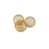 Gold Wire 3" Decorative Orbs, Set of Three