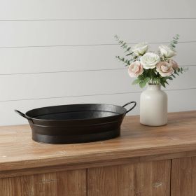 Black Metal Basket - 14"