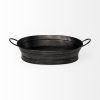 Black Metal Basket - 14"
