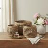 Brown Wicker Basket - Set of Three