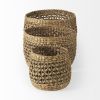Brown Wicker Basket - Set of Three