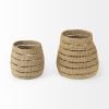 Brown Wicker Baskets - Set of Two