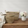 Brown Wicker Basket, Set of Two