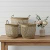 Natural Wicker Basket - Set of Three