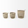 Natural Wicker Basket - Set of Three