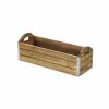 Brown Solid Wood Organizer Box - 14"