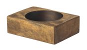 Wide Pillar Tabletop Candle Holder