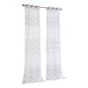 Gold Wave Embroidered Window Panels - Set of Two - 84"