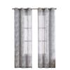 Silver Boho Embroidered Window Panels - Set of Two - 84"