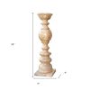 Natural Floor Solid Wood Candle Holder - 29"