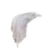 Gray and White Woven Cotton Ombre Throw Blanket with Fringe - 50" X 60"