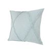 Blue Cotton Throw Pillow - 18"
