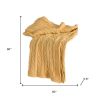 Yellow Cotton Cable Knitted Throw Throw Blanket - 50" X 60"