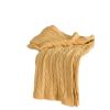 Yellow Cotton Cable Knitted Throw Throw Blanket - 50" X 60"