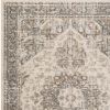 Gray And Beige Medallion Round Rug