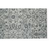 Charcoal and Gray Floral Power Loom Runner Rug - 6'
