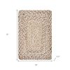 Ivory And Natural Jute Placemats - Set of Four - 19"