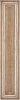 \Natural And Cream Geometric Bordered Jute Table Runner - 80"