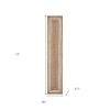 \Natural And Cream Geometric Bordered Jute Table Runner - 80"