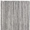 Black And White Striped Cotton Placemats - 19" - Set of Four