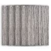 Black And White Striped Cotton Placemats - 19" - Set of Four