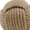 Natural Jute Decorative Orb Tabletop Sculpture - Set of Two