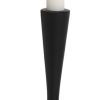 Black Metal Tabletop Taper Candlestick - 11"