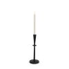 Black Metal Abstract Tabletop Candle Holder - 13"