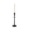 Black Metal Abstract Tabletop Candle Holder - 15"
