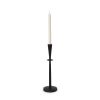 Black Metal Abstract Tabletop Candle Holder - 15"