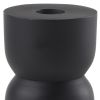 Black Metal Tabletop Pillar Candle Holder