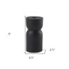 Black Metal Tabletop Pillar Candle Holder