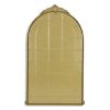 Gold Metal Arch Accent Mirror - 34"