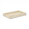 Beige Rustic Resin Faux Stone Handmade Trinket Tray - 10"