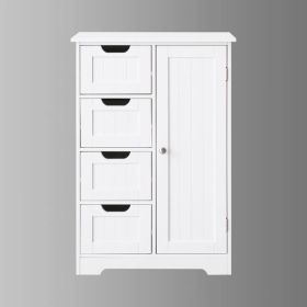 Small Bathrooom Storage Cabinet, Freestanding Storage Cabinet EntryWay Cabinet Home Storage For Living Room