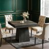 Dining Table, Square Farmhouse Kitchen Table Dinner Table