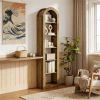 Natural Arched Bookshelf