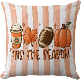 'Tis the Seasom Fall Pillow Cover, 18x18 Inch