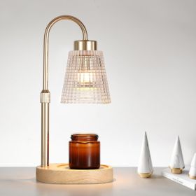 Gold Candle Warmer Lamp with Timer and Dimmer