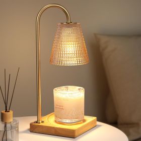 Amber Dimmable Candle Warmer Lamp with Timer