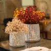 Handmade White Glazed Ceramic Planter, Set of 2, 6" & 8" Diameter