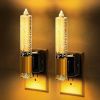 2 Pack Dimmable LED Amber Candle Night Light with Dusk to Dawn Sensor