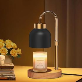 Black & Gold Candle Warmer Lamp wth Timer and Dimmer