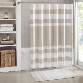 Shower Curtain with 3M Treatment Taupe 72x72"