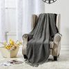 Ultra Soft Grey Throw 50" x 60"