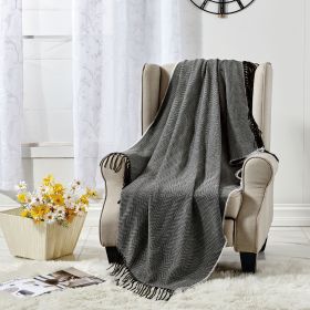 Ultra Soft Grey Throw 50" x 60"