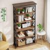 6-Story 180cm Bookshelf Etagere for Home Office - Multi-Functional Storage Solution