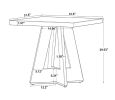Compact Square Dining Table 31.5"